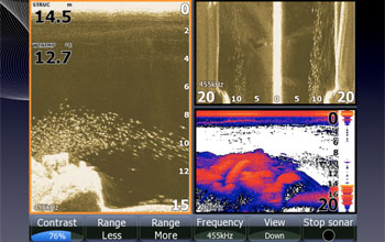 SideScan, DownScan и Broadband - 3 Pane View SideScan, DownScan и Broadband - 3 Pane View